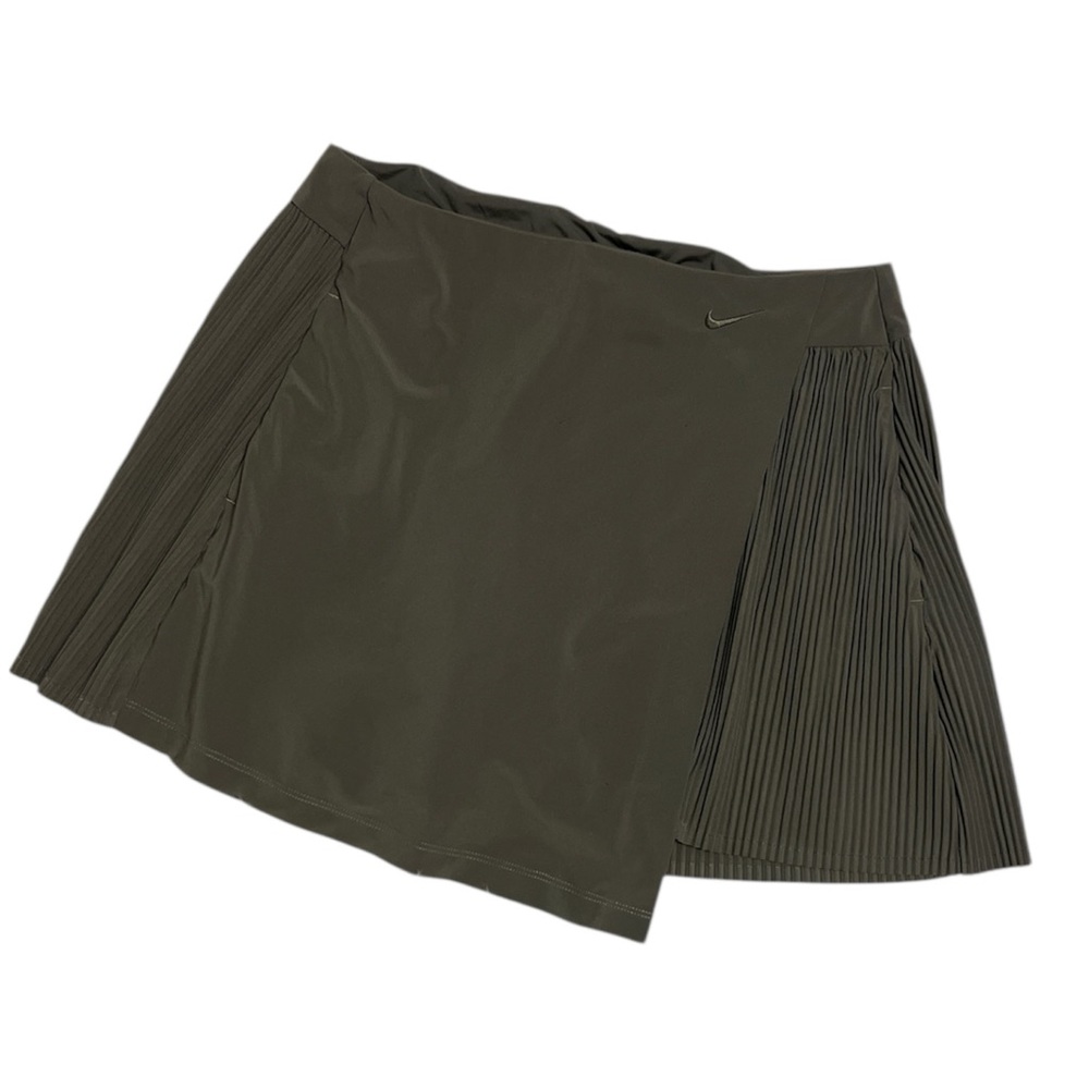 Nike Olive Green Pleated Athletic Skirt